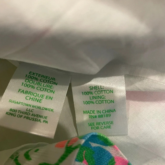 Lilly Pulitzer Gretchen Floral Colorful Romper Size 0 Hibiscus Stroll Print - Picture 5 of 9